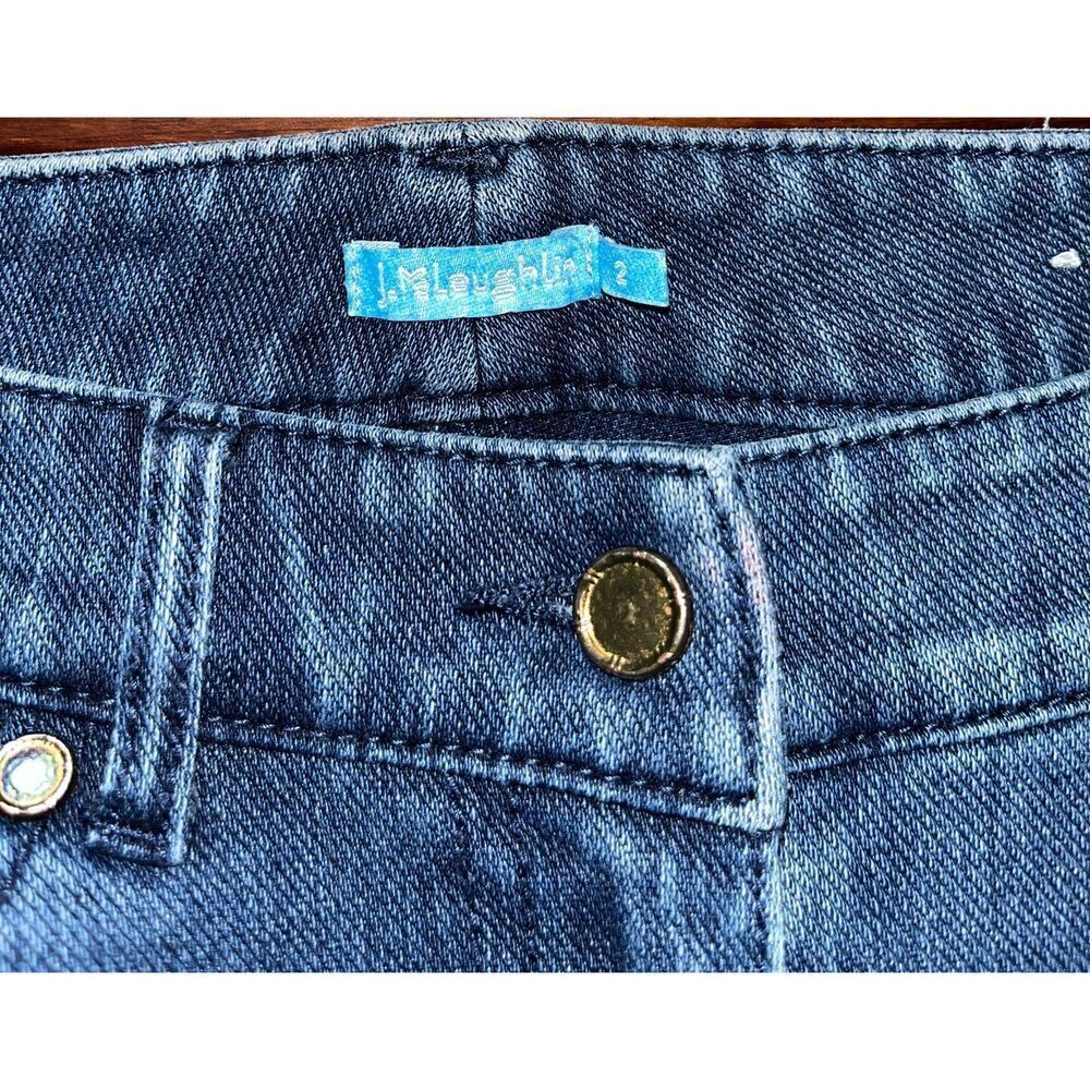J.McLaughlin Women's Skinny Denim Jeans Size 2 Medium Wash Stretch - Picture 3 of 9